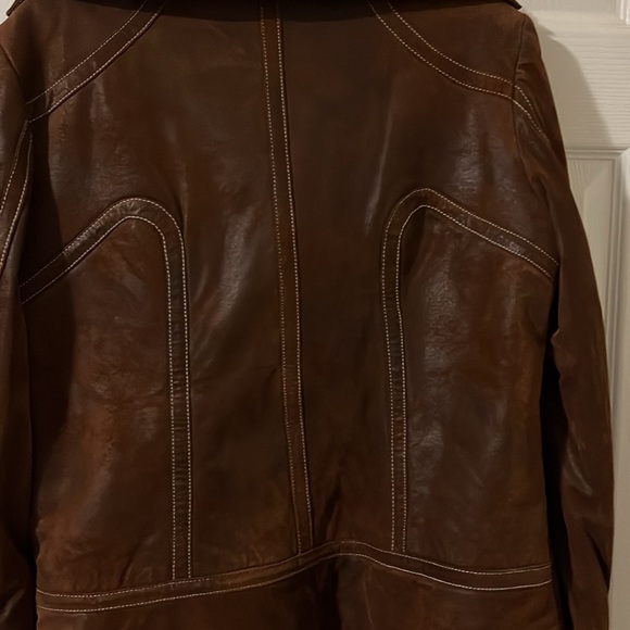 Guess rust suede jacket - Picture 5 of 8